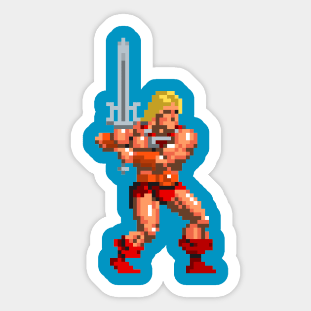 He-Man 16-bit Sticker by Chaosblue